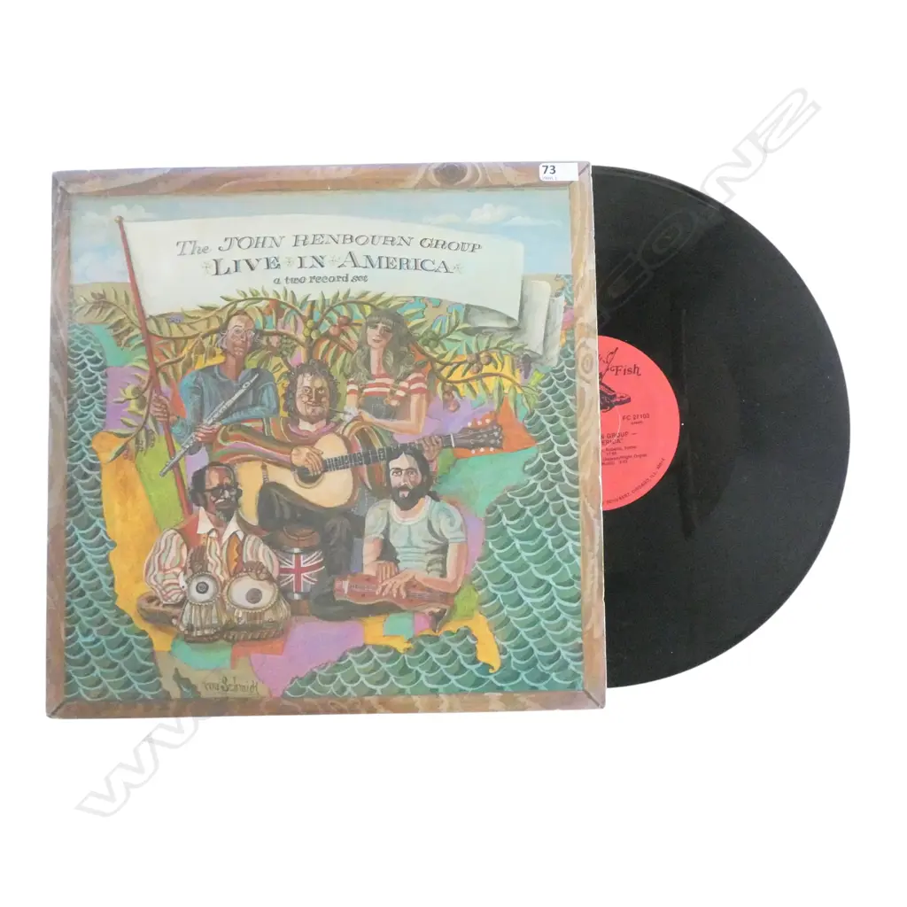 THE JOHN RENBOURN GROUP 'LIVE IN AMERICA' 2LP FC 27103 Image 1++